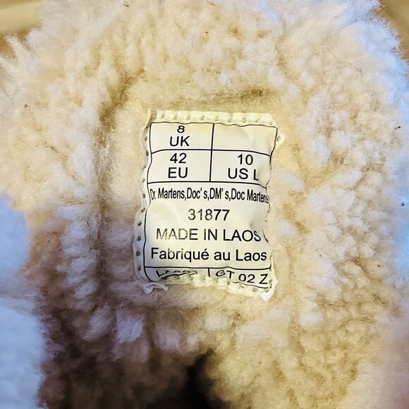 Dr Martens 1460 Lace to Toe Fur Lined Buttersoft Lace Up Womens 10 Boot Brown - Picture 7 of 8